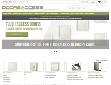 Tablet Screenshot of doorsaccess.com